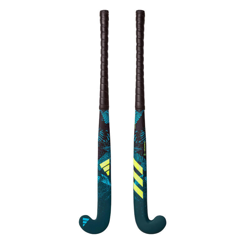 Hockeystick voor kinderen hout Youngstar blauw en zwart