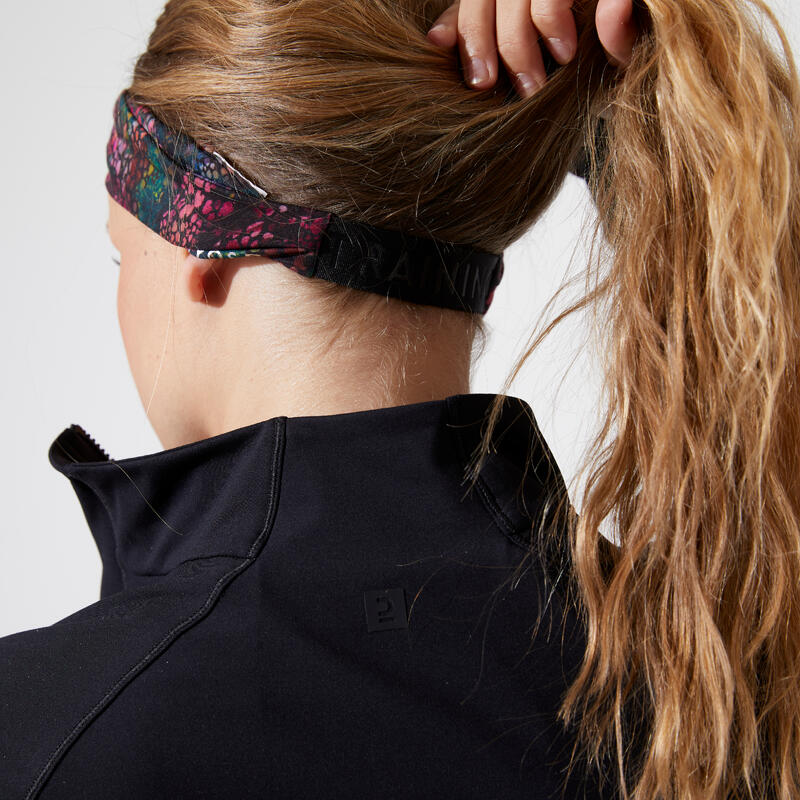 Fita de Cabelo com Elástico Fitness Mulher Estampado