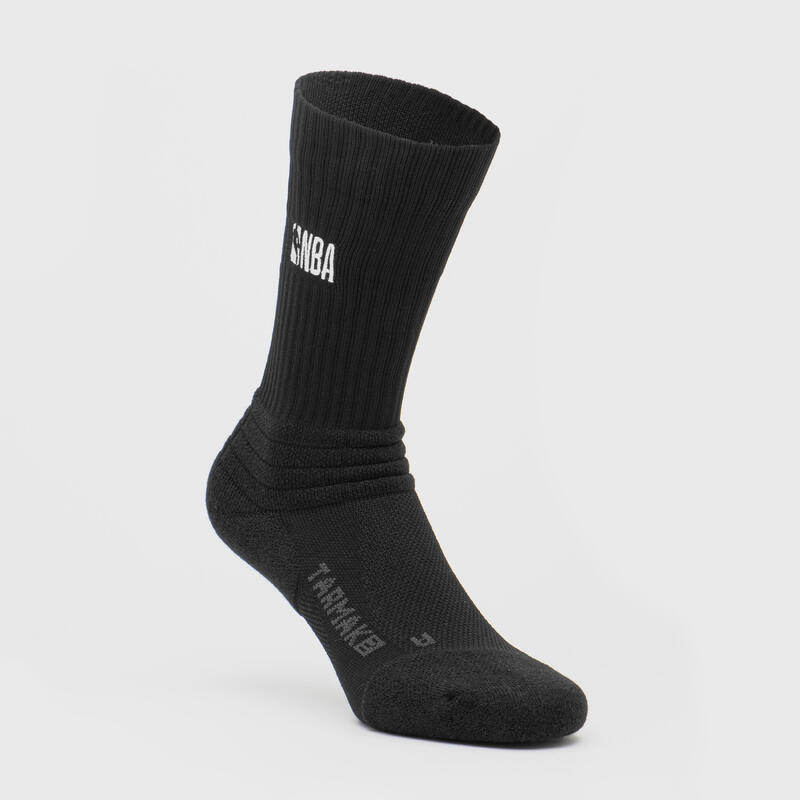 Men's/Women's Low-Rise NBA Basketball Socks SO900 Twin-Pack - Black