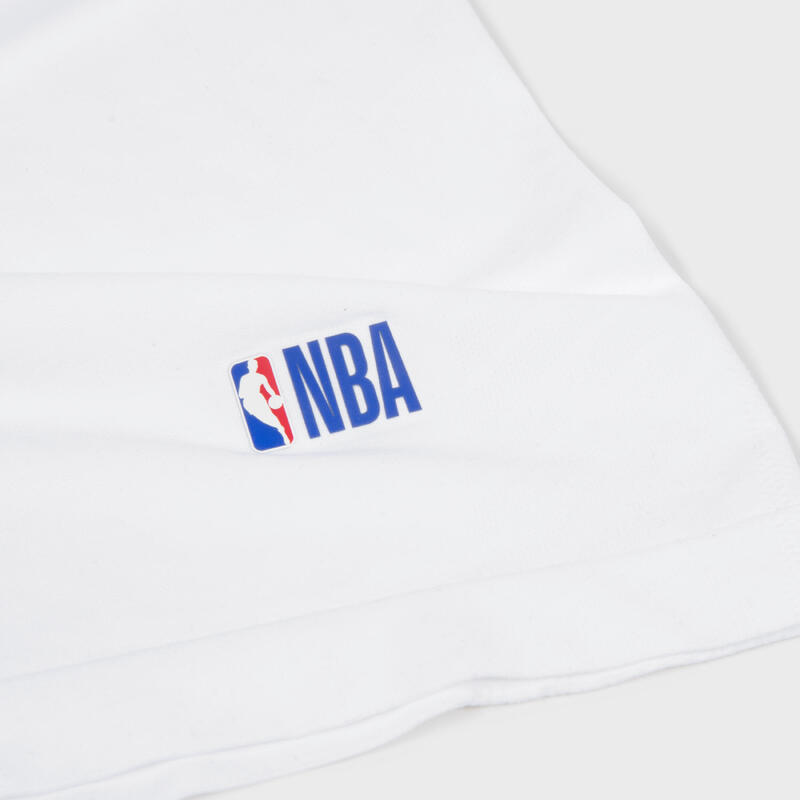 成人款無袖籃球底層運動衫 UT500 NBA 洛杉磯湖人隊/白色