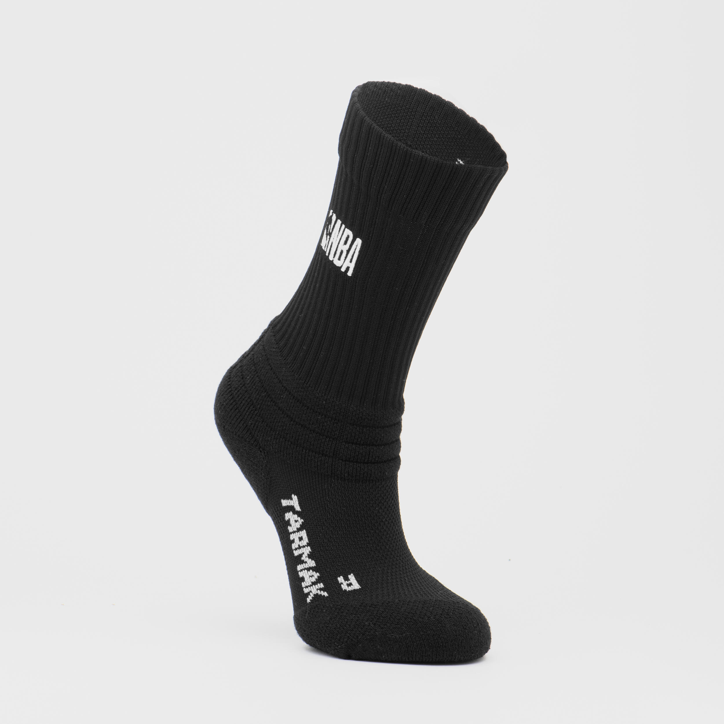 Kids' Basketball Socks SO900 NBA 2 Pairs - Black 3/4