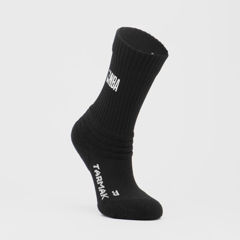 Kids' Basketball Socks SO900 NBA 2 Pairs - Black