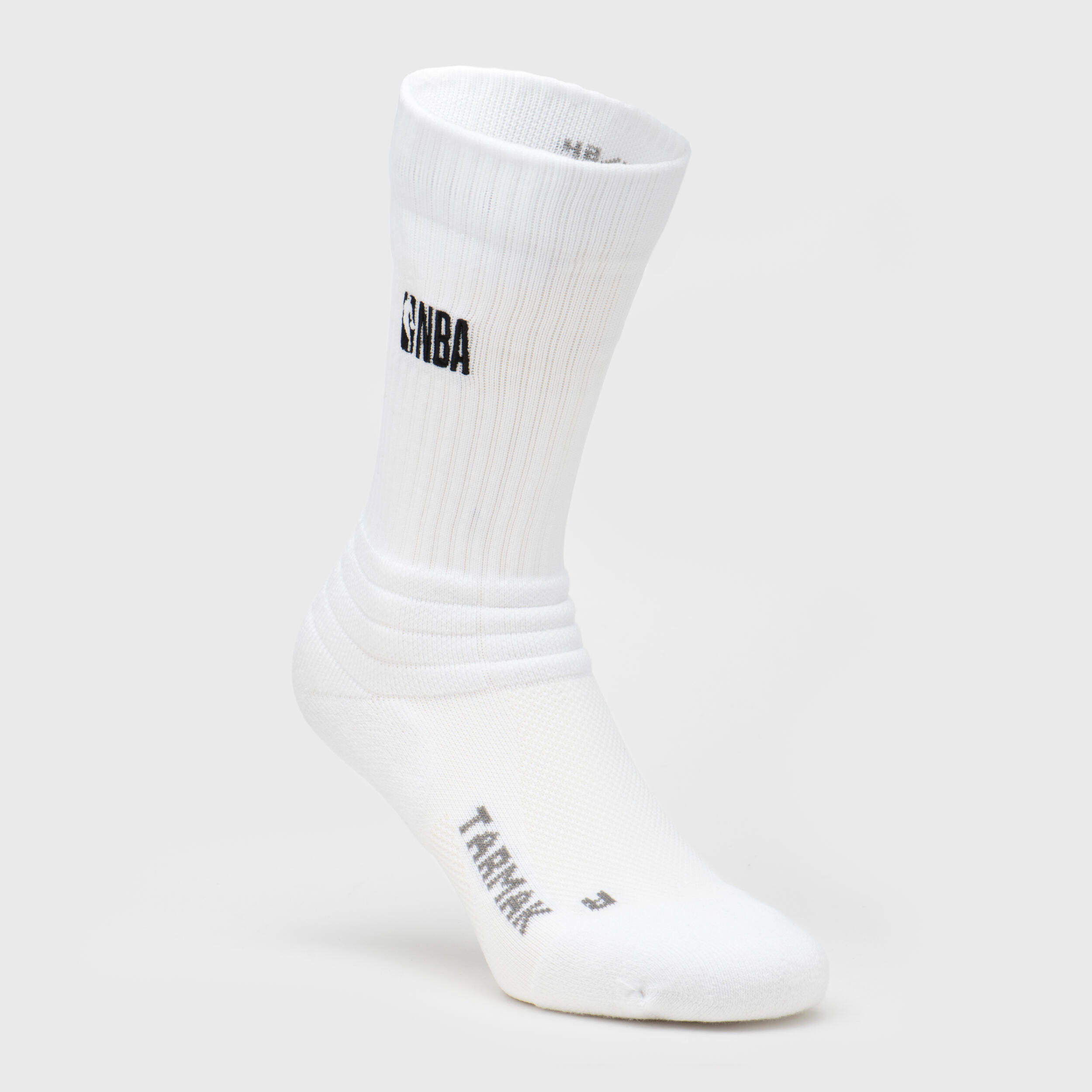 Men's/Women's Low-Rise NBA Basketball Socks SO900 Twin-Pack - White 3/6