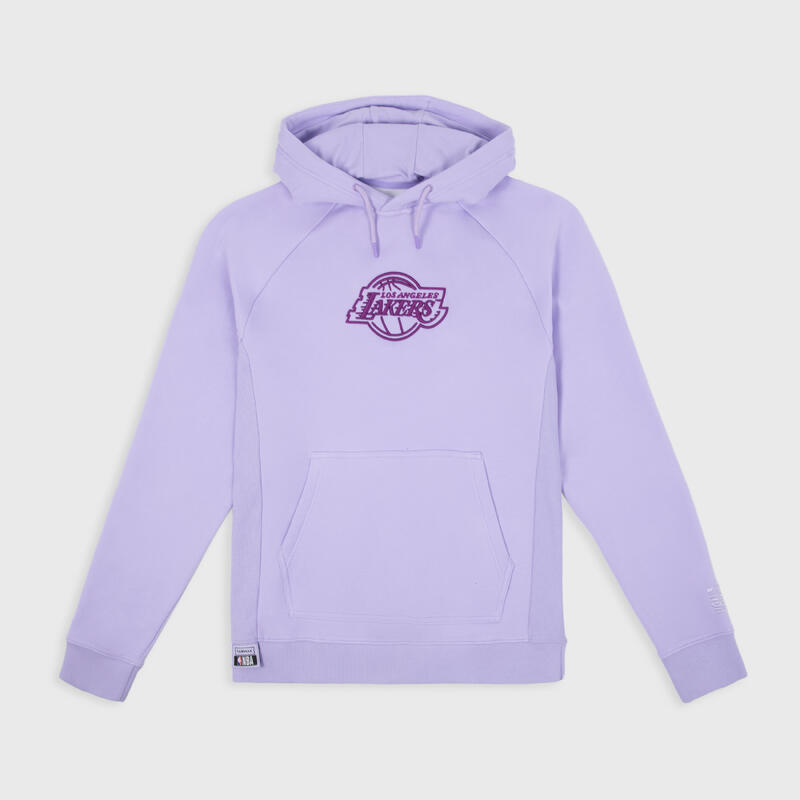 Felpa con cappuccio basket adulto unisex 900 NBA LOS ANGELES LAKERS lilla