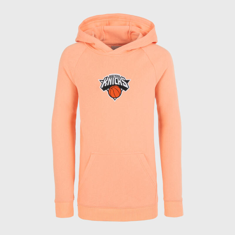 Bluza z kapturem do koszykówki dla dzieci Tarmak 900 NBA New York Knicks