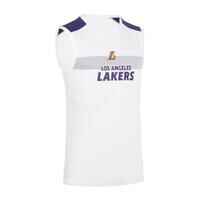 Adult Sleeveless Basketball Base Layer Jersey UT500 NBA Los Angeles Lakers/White
