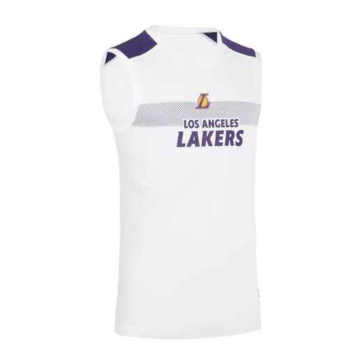 
      ДОЛЕН ПОТНИК ЗА БАСКЕТБОЛ UT500 NBA LOS ANGELES LAKERS, БЯЛ
  