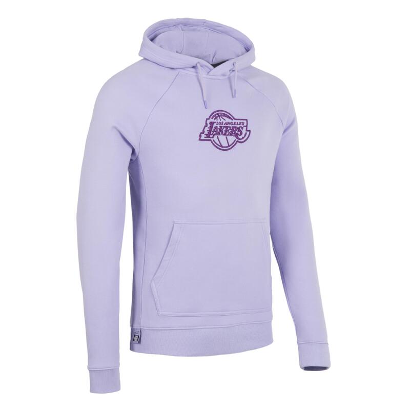 Felpa con cappuccio basket adulto unisex 900 NBA LOS ANGELES LAKERS lilla