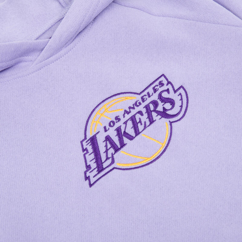 Basketbalhoodie voor kinderen 900 NBA Los Angeles Lakers paars