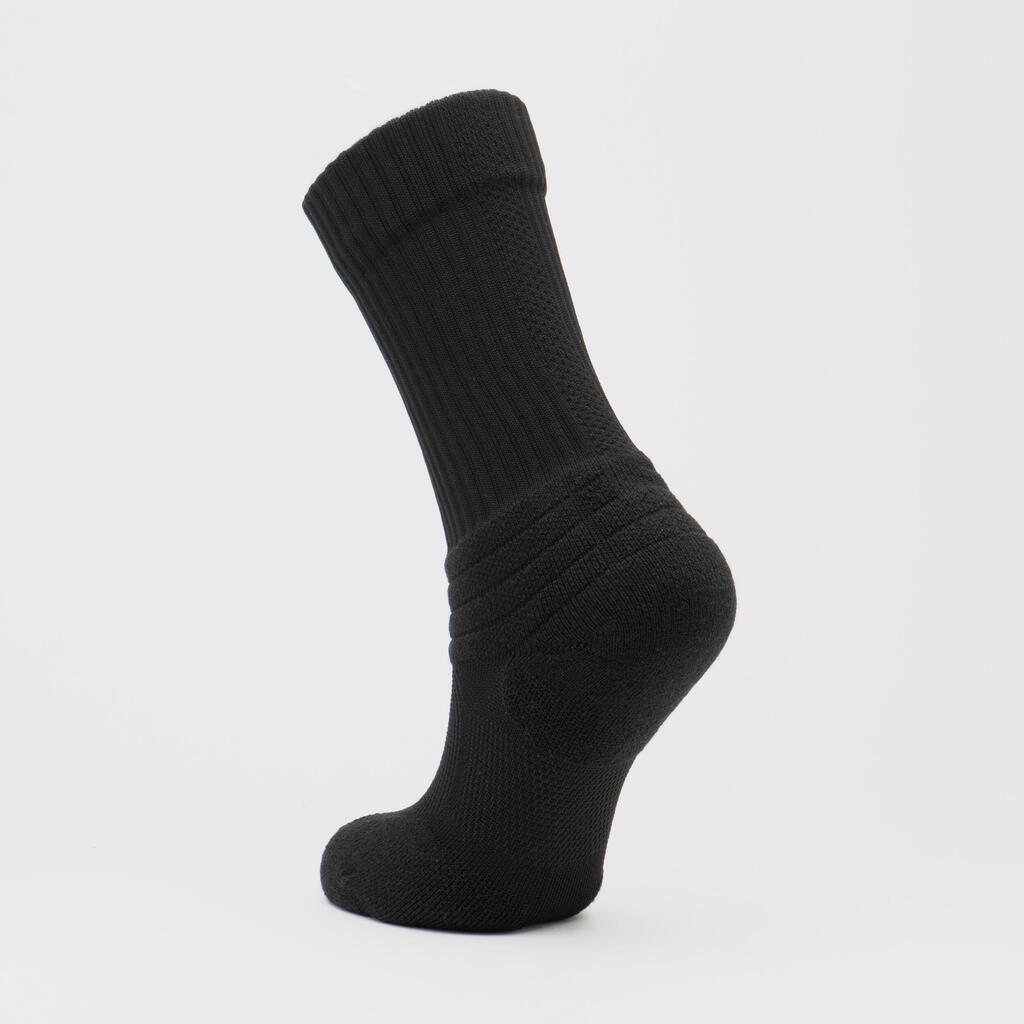 Kids' Basketball Socks SO900 NBA 2 Pairs - White