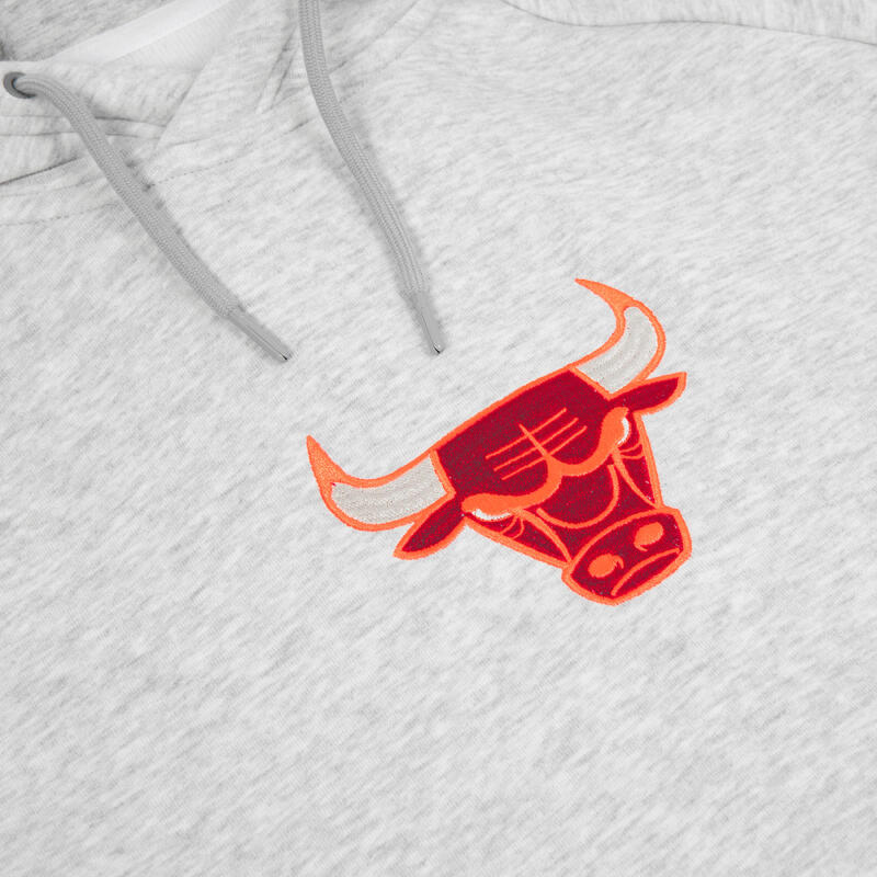 Damen/Herren Basketball Kapuzenpullover NBA Chicago Bulls - Hoodie 900 grau