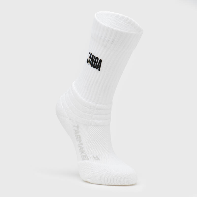 Lot de 2 paires Chaussettes de basketball NBA Enfant - SO900 blanc