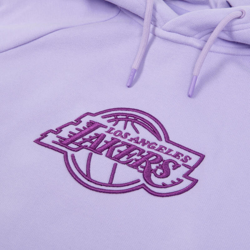 Basketbalhoodie heren/dames 900 NBA Los Angeles Lakers paars