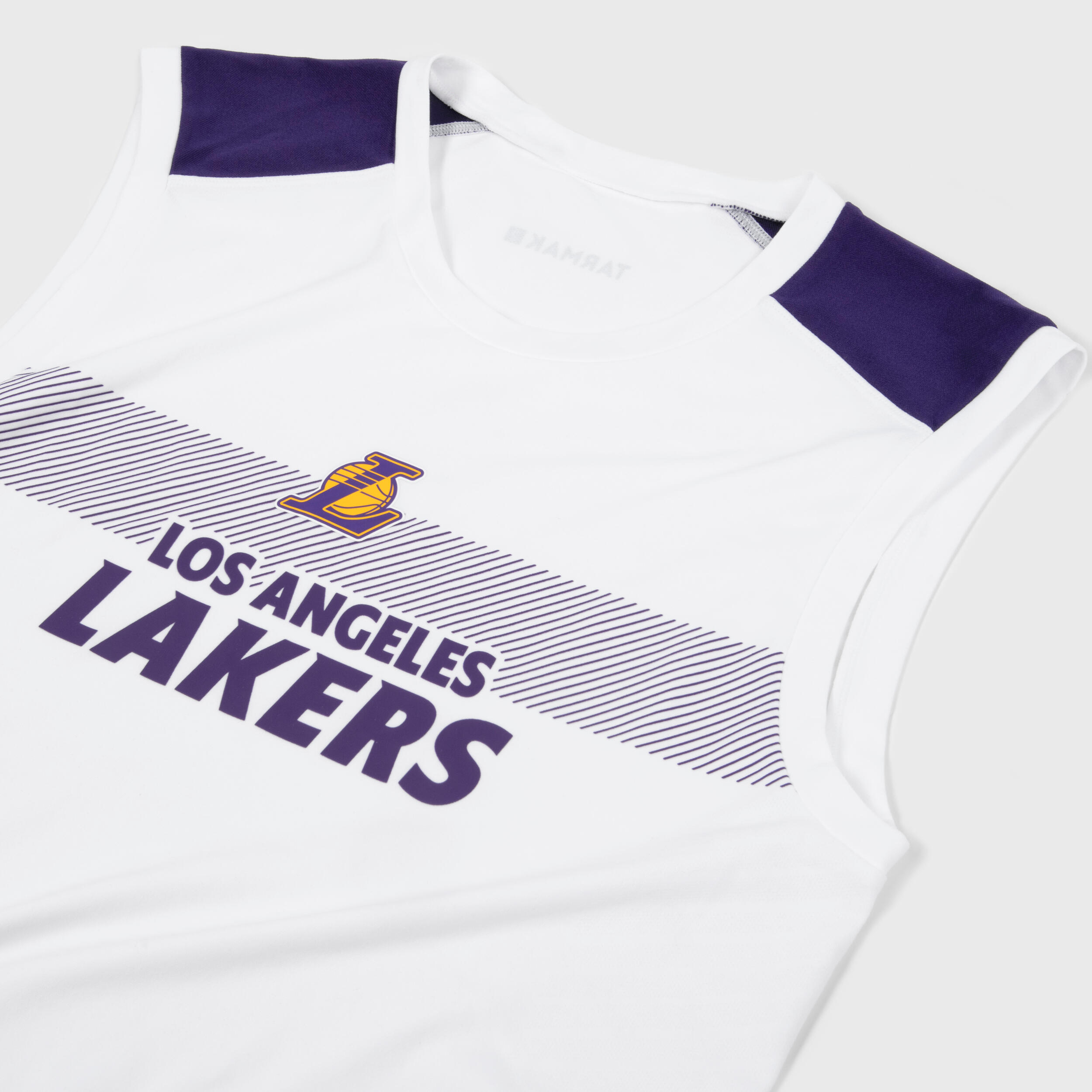 Camiseta interior baloncesto NBA Los Angeles Lakers sin mangas Adulto - UT500 Blanco 5/8