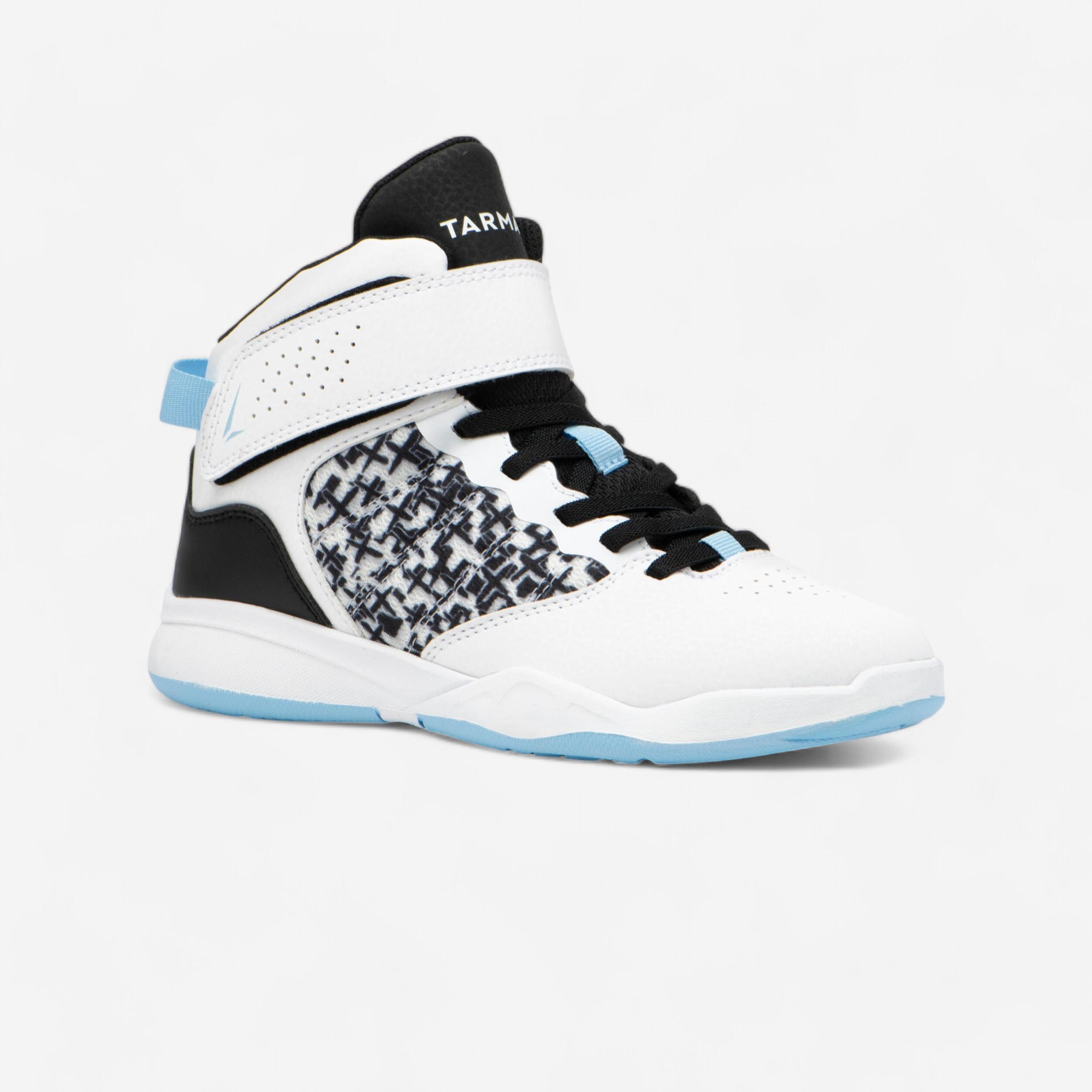 Chaussures de Basketball enfant - SE100 High JR blanc