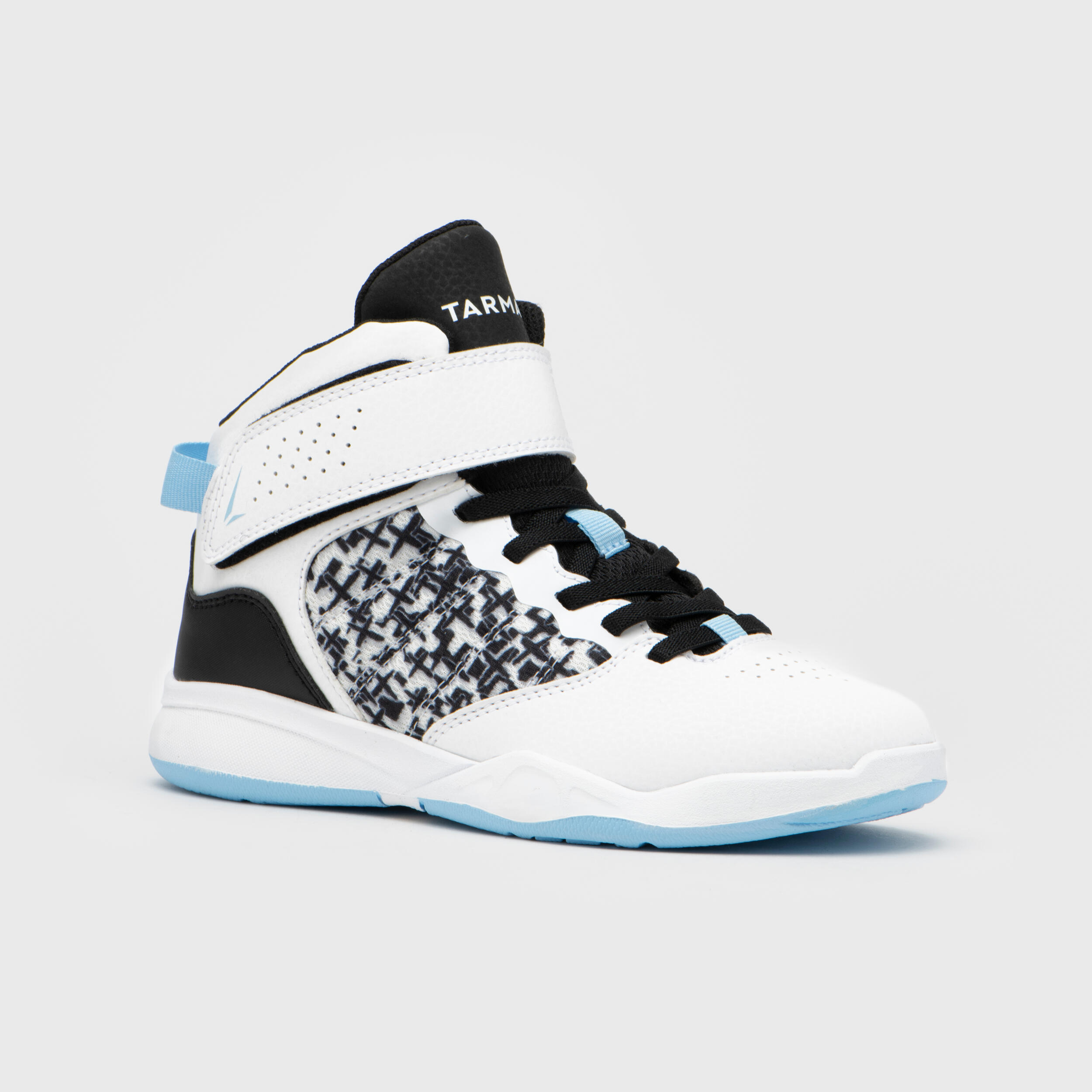 Kids' Basketball Shoes SE100 High - White 1/6