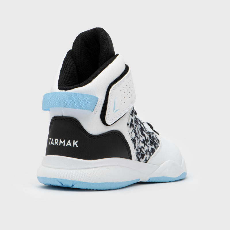 Chaussures de Basketball enfant - SE100 High JR blanc