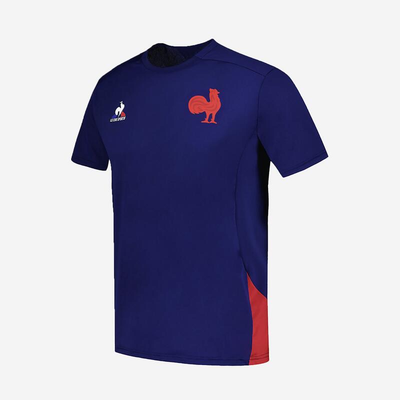 Maillot d'entrainement de Rugby France -Tee-Shirt Training FFR Adulte Rouge