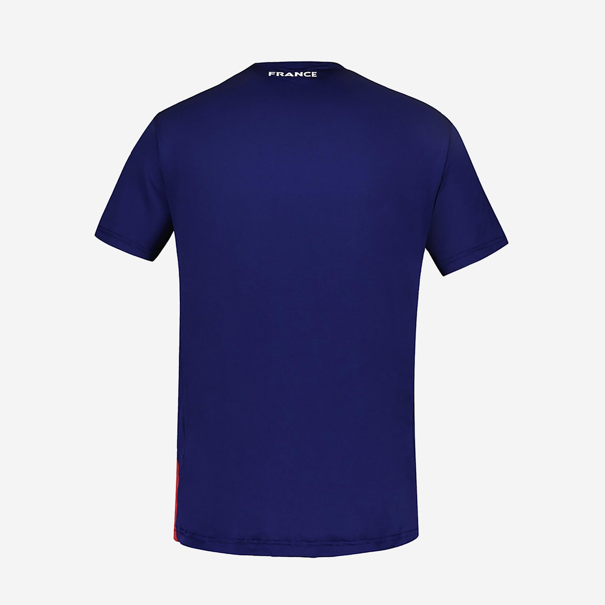 Maillot d'entrainement de Rugby France -Tee-Shirt Training FFR Adulte Rouge 3/3