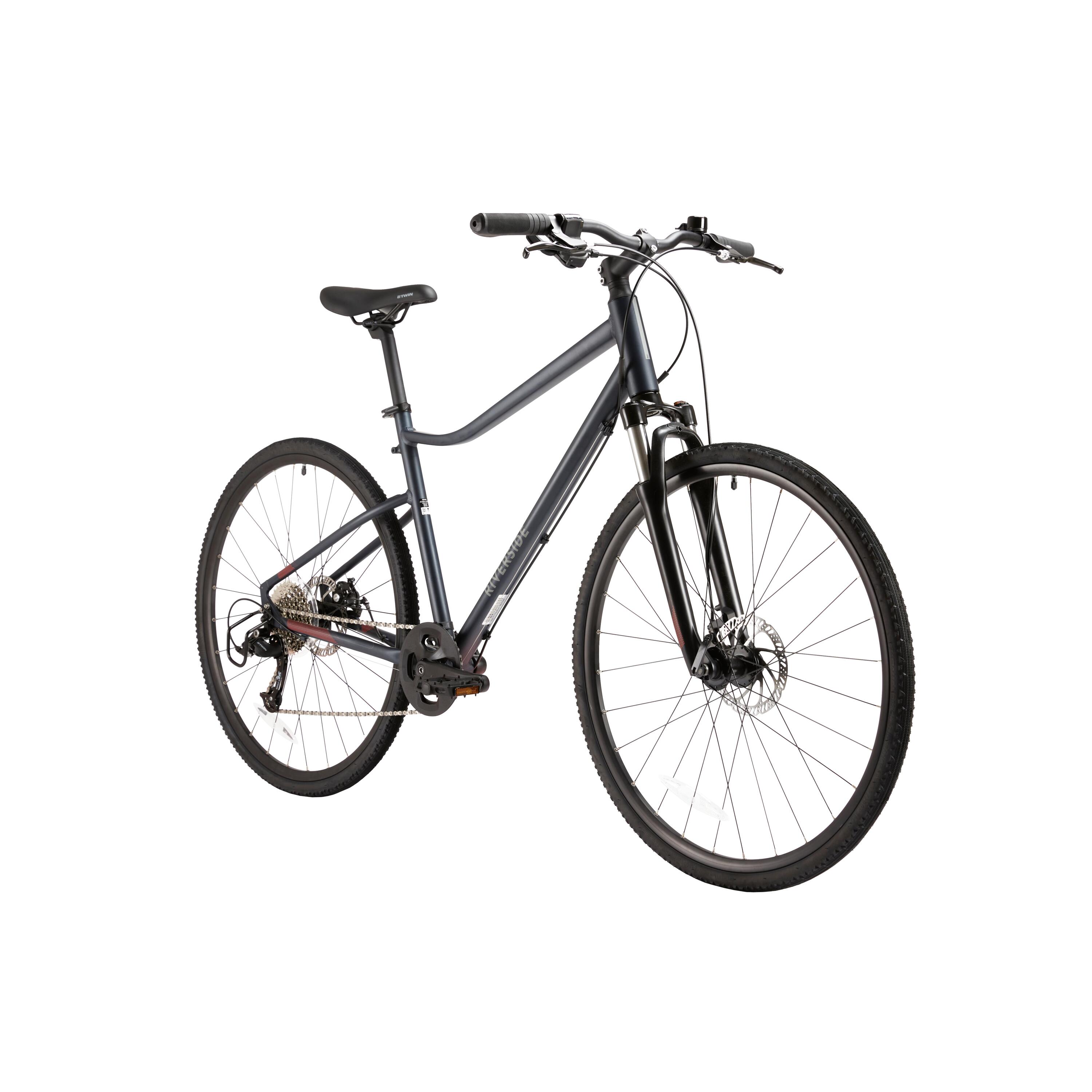 Vélo hybride 9 vitesses avec frein à disque, Riverside 500 2/13