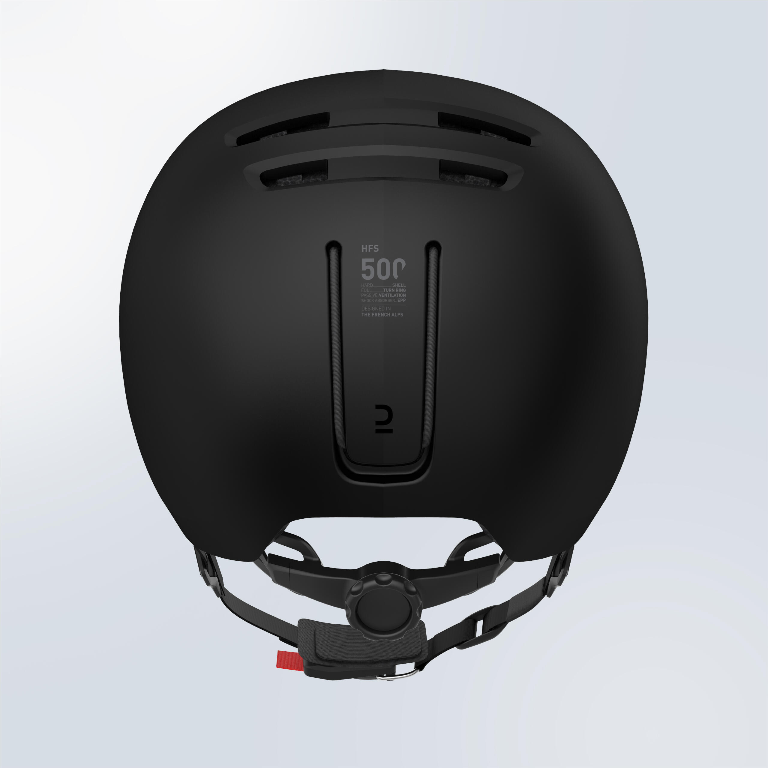 Adult freestyle ski helmet FS 500 - black  8/9