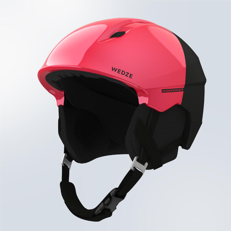 Capacete de ski adulto PST 580 - Rosa Preto