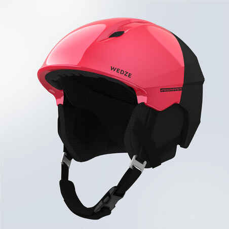 Adult PST 580 Ski Helmet - Pink and Black