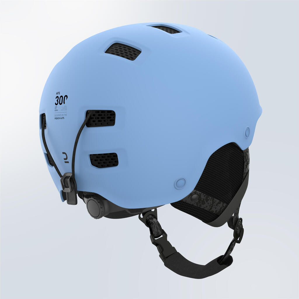 Skihelm Erwachsene Kinder - H-FS 300 rosa glitzer