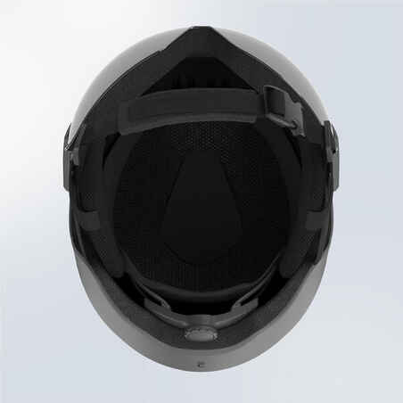 PST 550 Adult ski helmet with visor - dark grey 