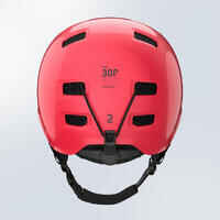 Adult/juniors ski and snowboard helmet - H-FS 300 – pink glitter