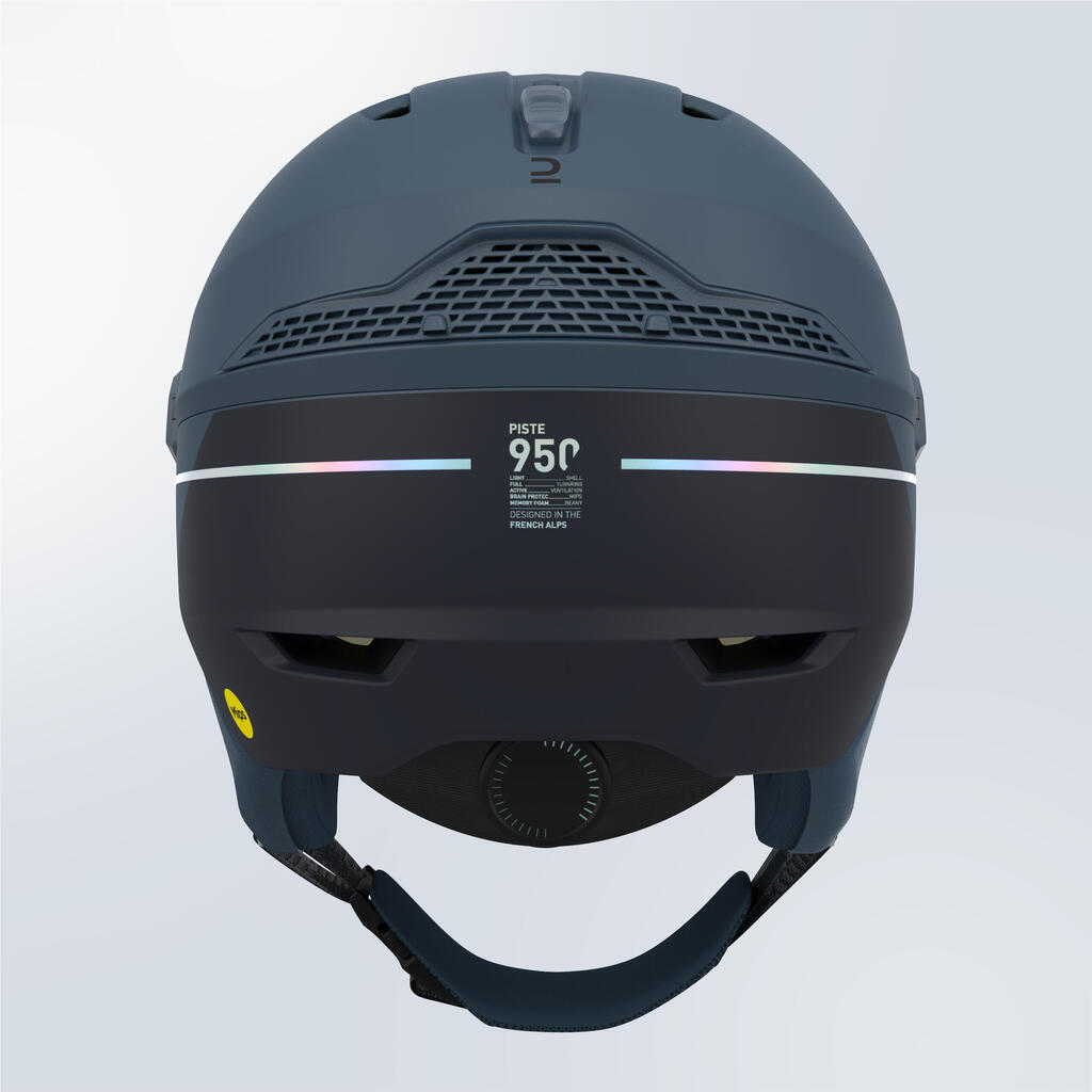 PST 950 MIPS Adult ski helmet with visor - blue 