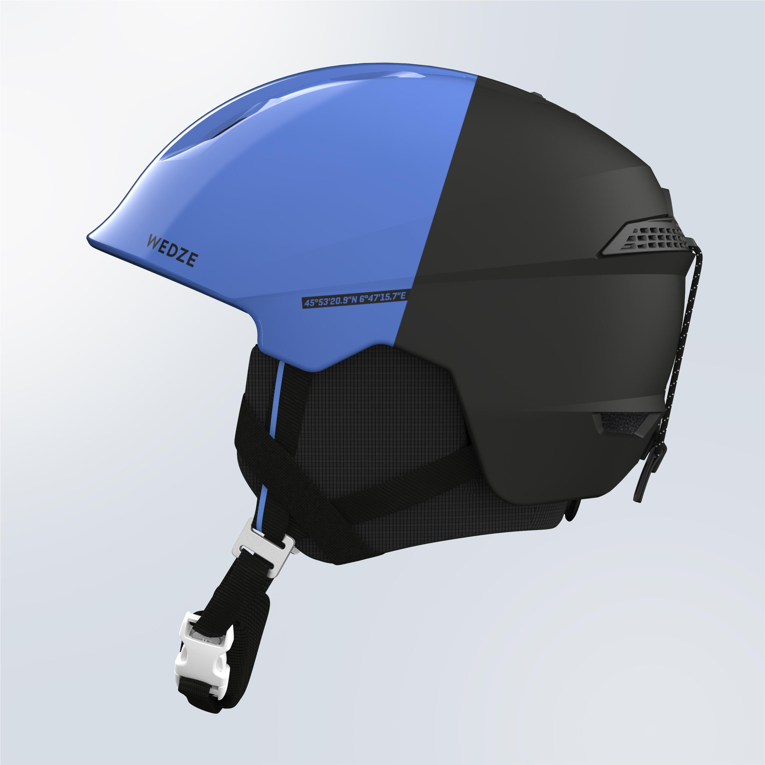 Adult ski helmet - PST 580 - Blue and black 3/7