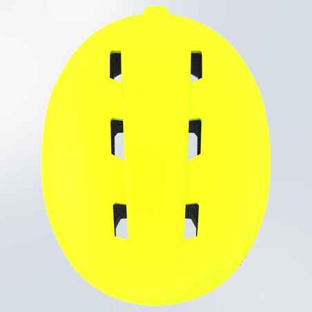 KIDS’ SKI HELMET H100 NEON YELLOW