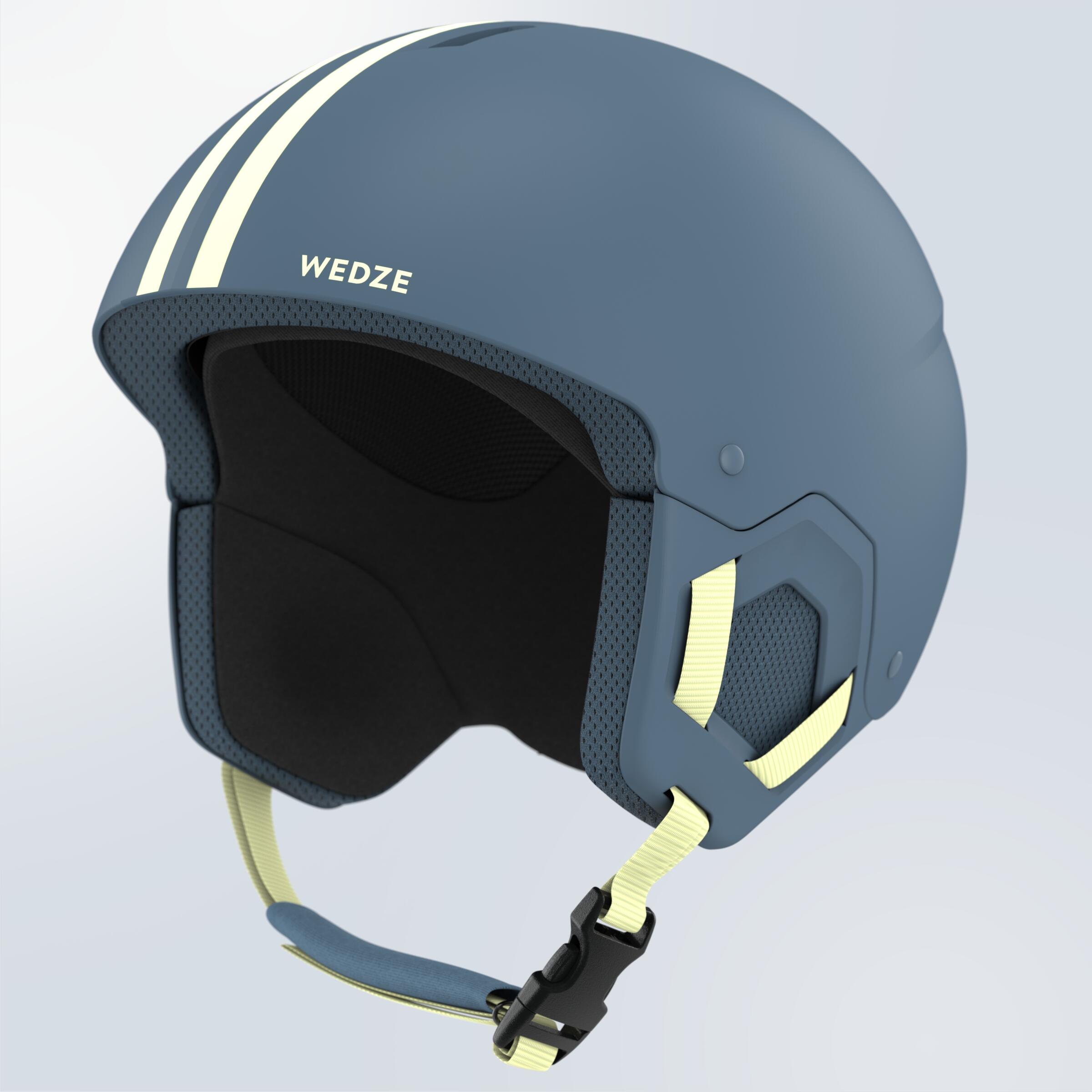 WEDZE KIDS’ SKI HELMET H-KID 500 Blue stripes