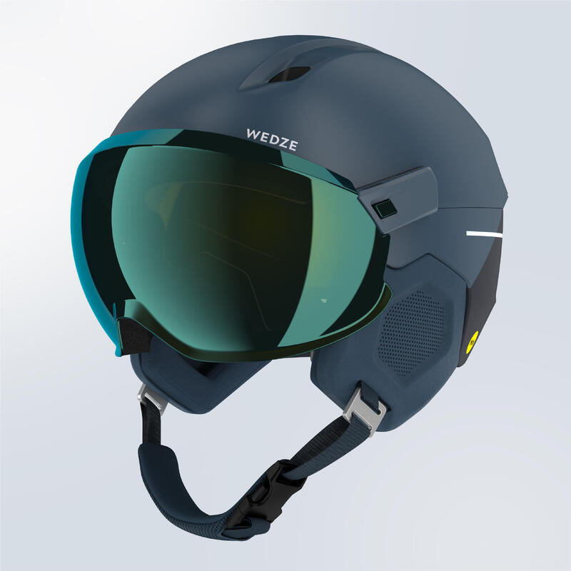 Casque de ski avec visière adulte - PST 950 MIPS bleu