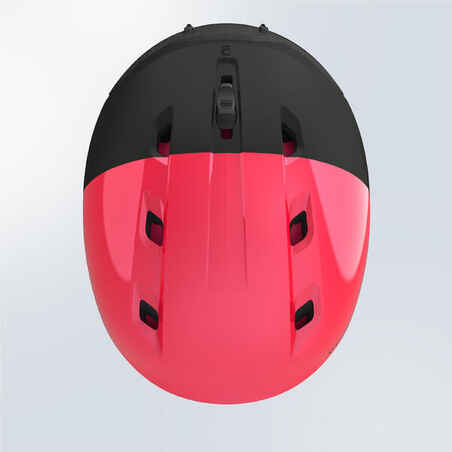 Adult PST 580 Ski Helmet - Pink and Black
