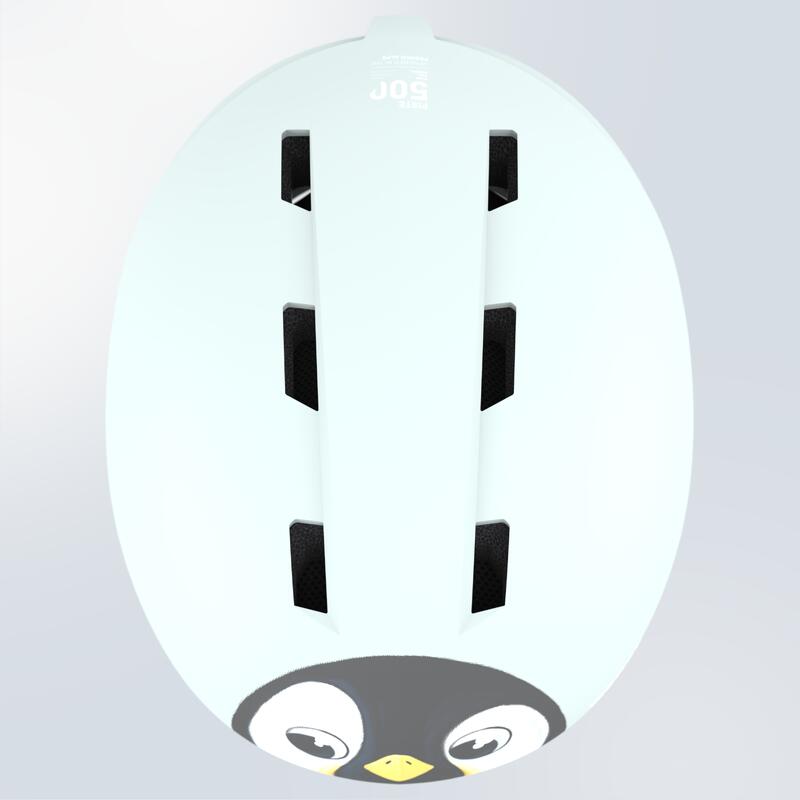 Dětská lyžařská helma H-KID 500 s tučňákem