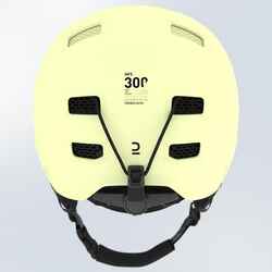 Adult/kids’ ski and snowboard helmet H-FS 300 Light Yellow