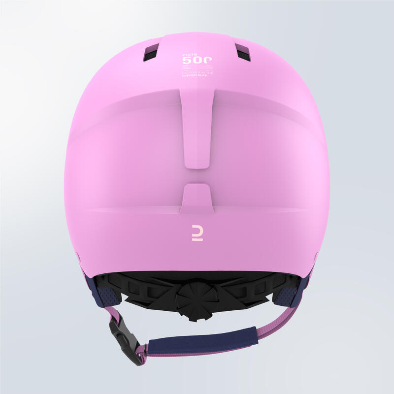 Capacete de ski H-KID 500 Criança Rosa estampado