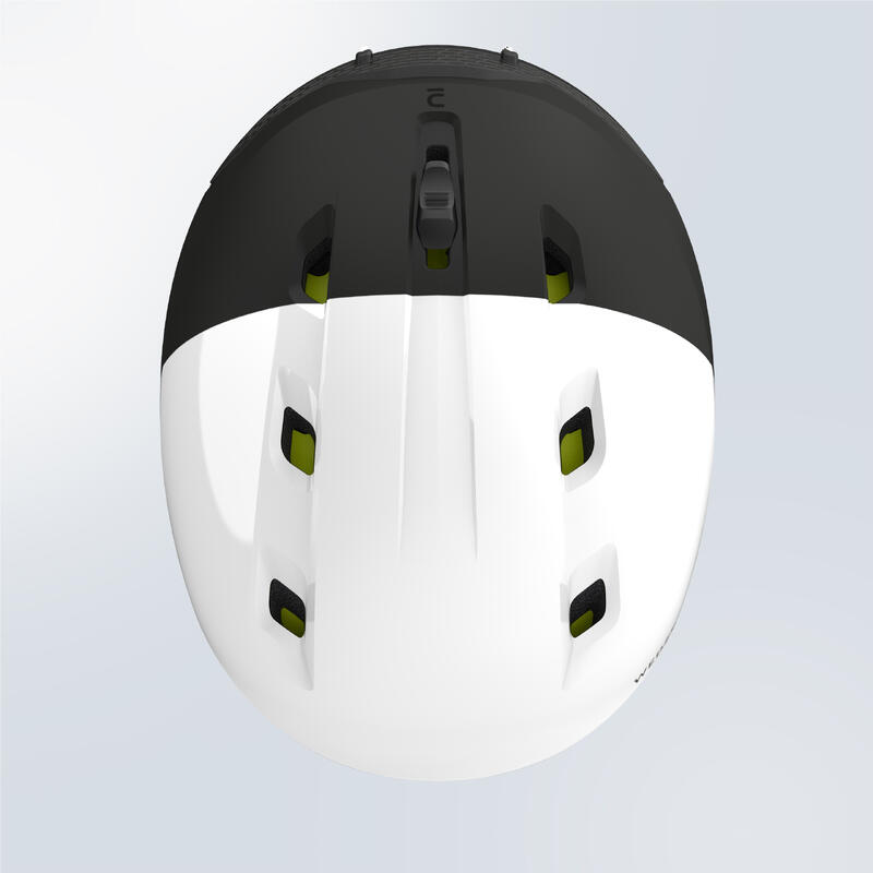 Casco sci adulto 580 bianco e nero