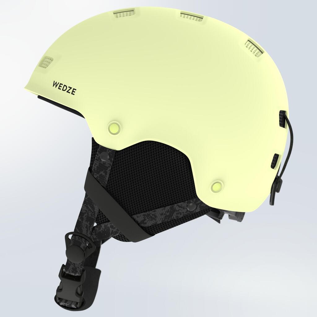 Skihelm Snowboardhelm Erwachsene/Kinder - H-FS 300 rosa mit Pailletten 