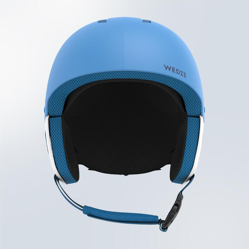 Casco sci bambino 500 azzurro pinguini