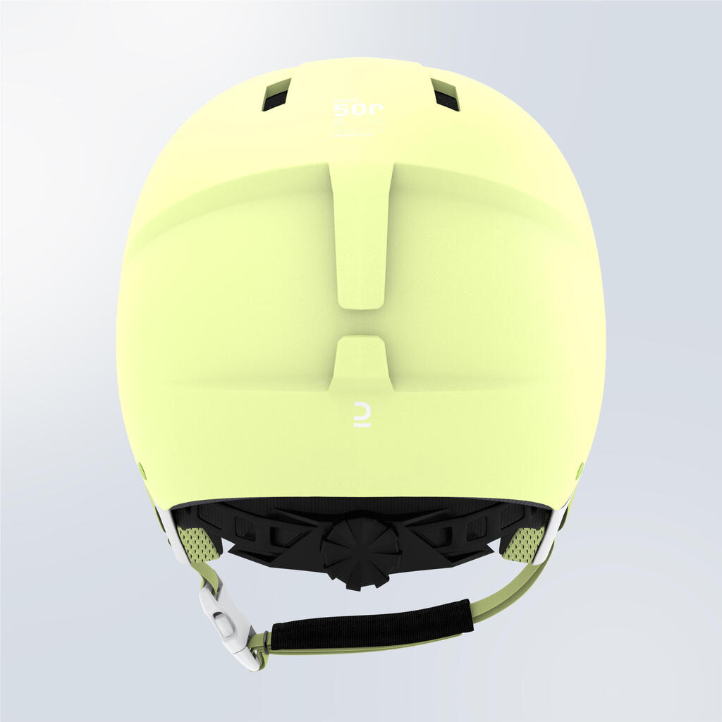 KID'S SKIING HELMET H-KID 500 - FLUORESCENT YELLOW