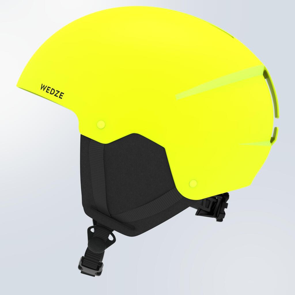 CASCO DE SKI NIÑOS H100 AMARILLO FLUO 