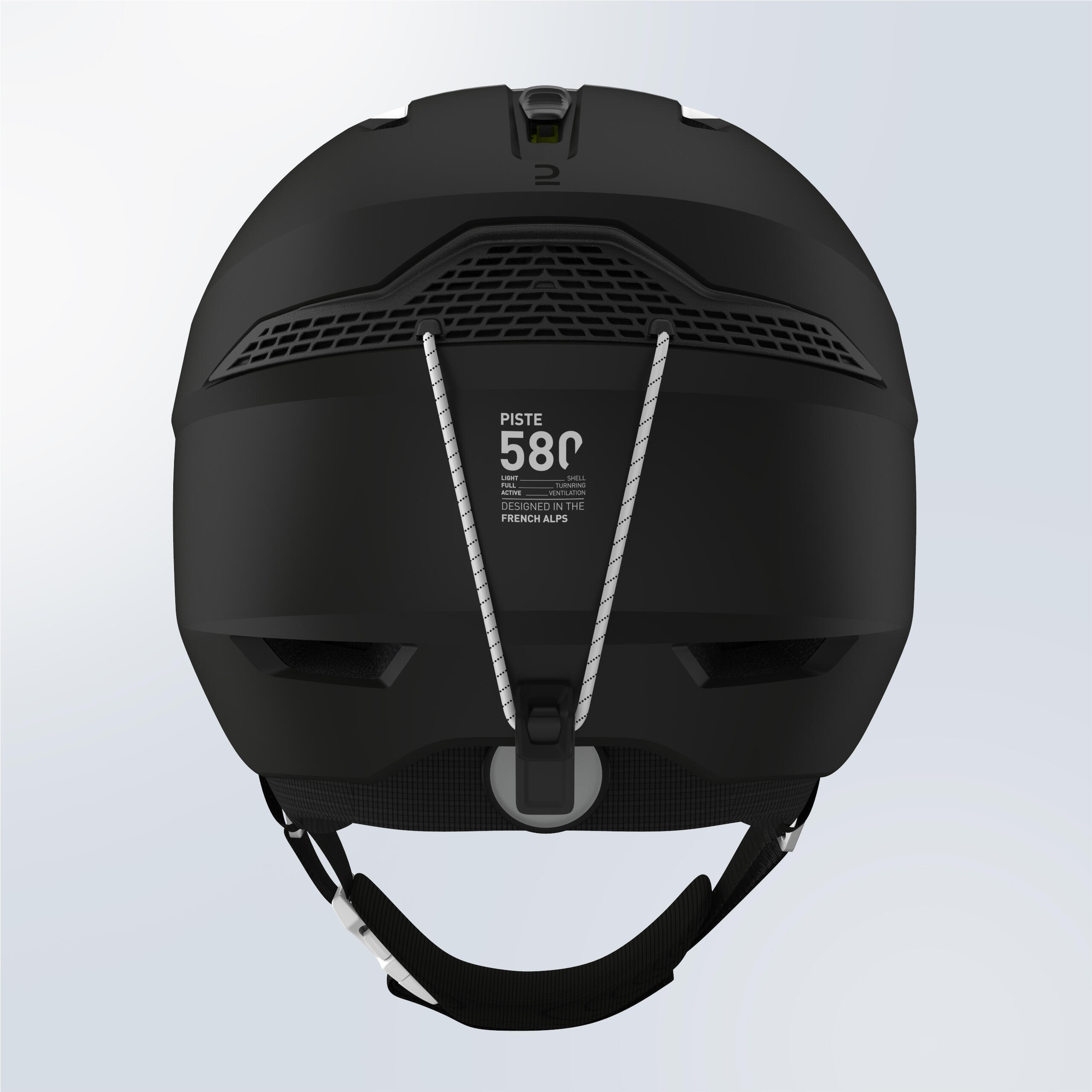 Adult Ski Helmet - PST 580 - Black and white 8/9