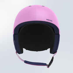 KIDS’ SKI HELMET H-KID 500 Pink pattern