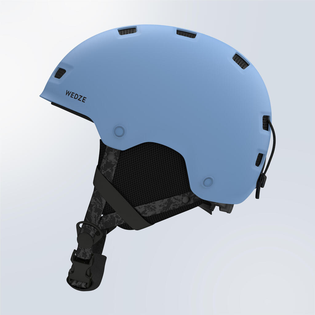 Skihelm Erwachsene Kinder - H-FS 300 rosa glitzer