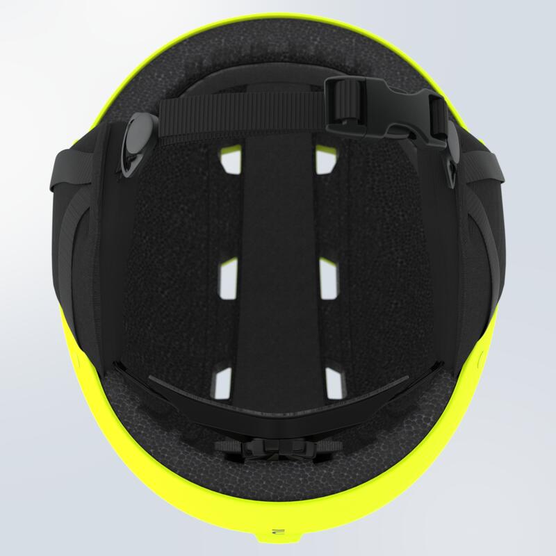 CASQUE DE SKI ENFANT H100 JAUNE FLUO