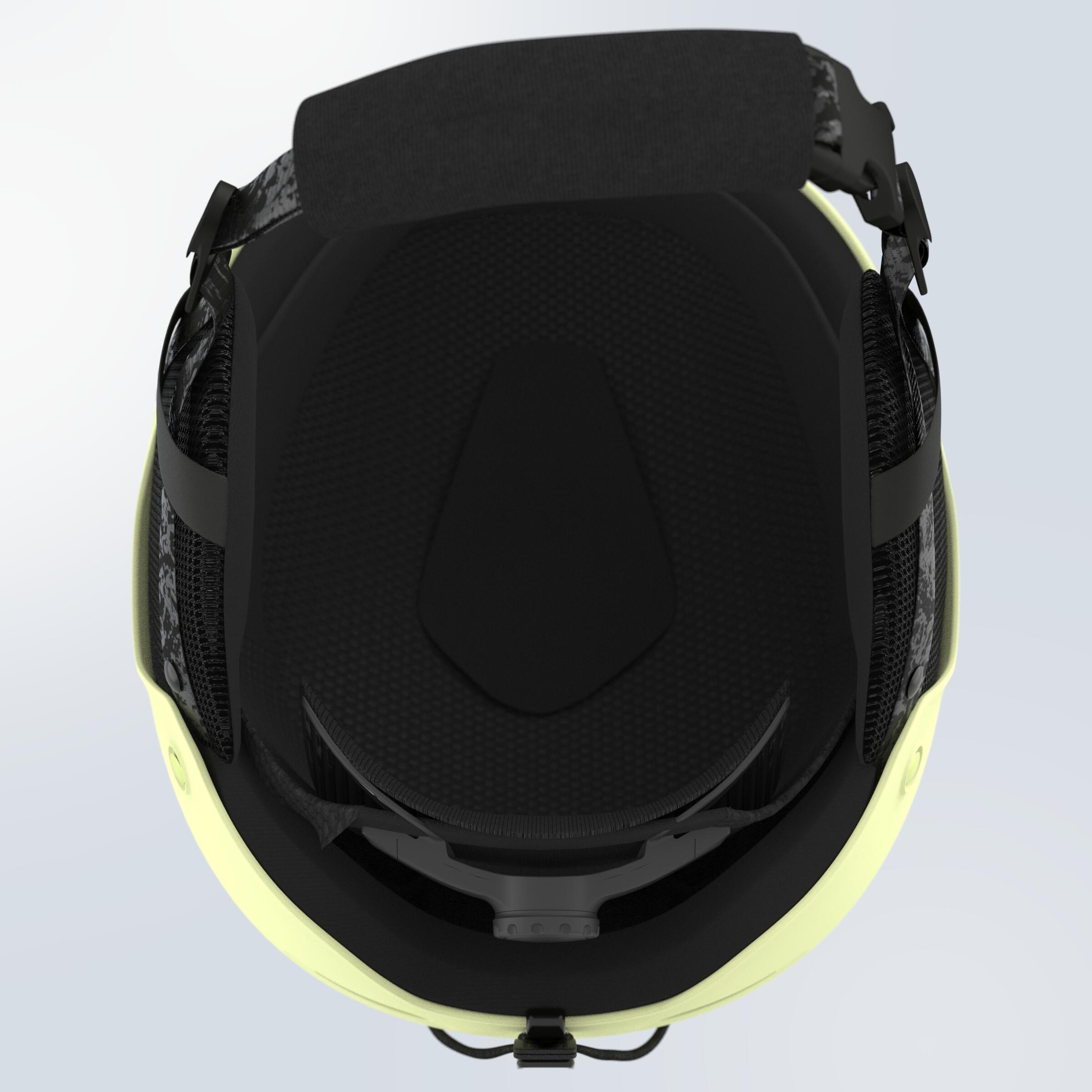 Adult/kids’ ski and snowboard helmet H-FS 300 Light Yellow 5/8