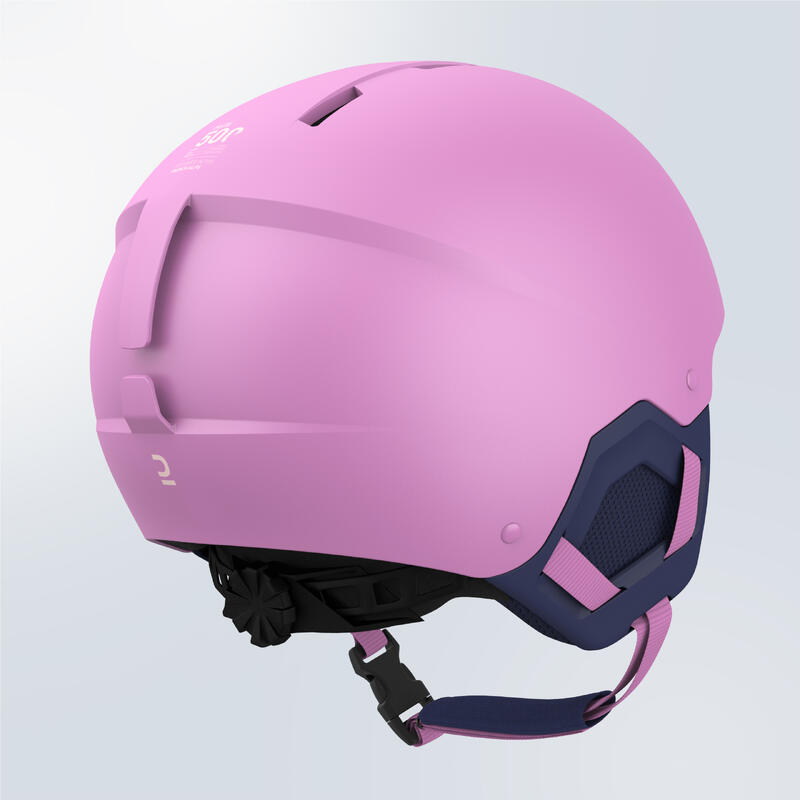 Capacete de ski H-KID 500 Criança Rosa estampado